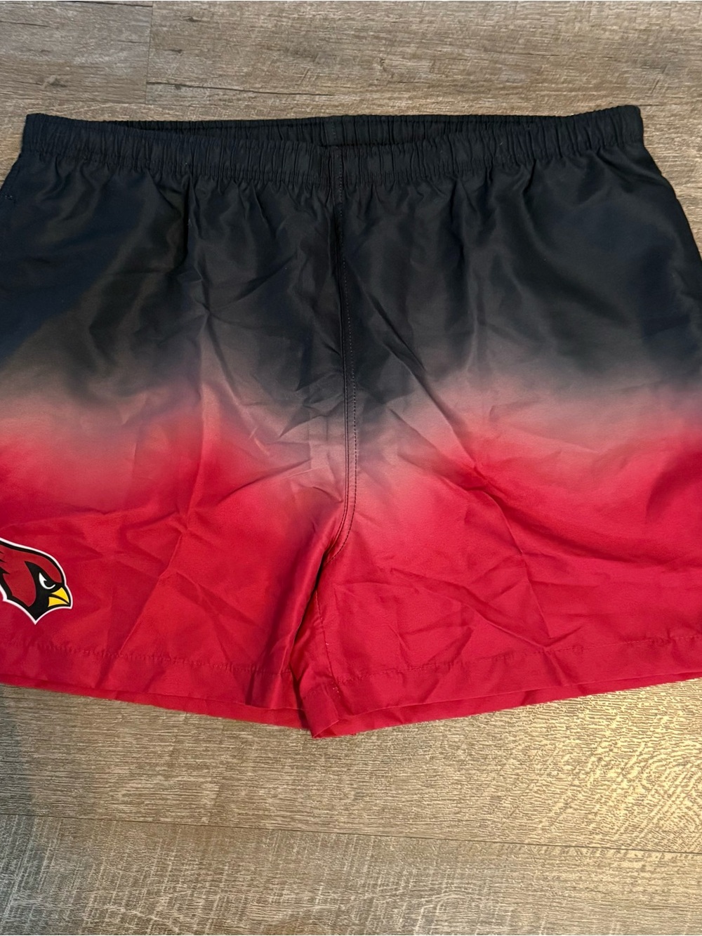 Arizona Cardinals Swim Trunks Mens XXL Red Black Ombre Board Shorts NFL